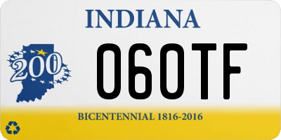 IN license plate 060TF