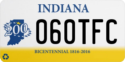 IN license plate 060TFC