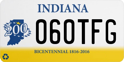 IN license plate 060TFG