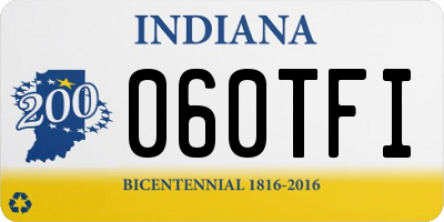 IN license plate 060TFI