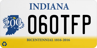 IN license plate 060TFP