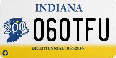 IN license plate 060TFU