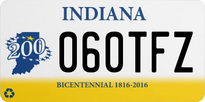 IN license plate 060TFZ
