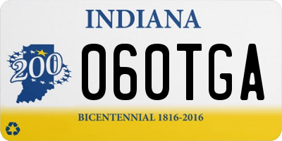 IN license plate 060TGA