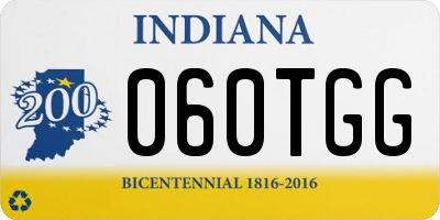 IN license plate 060TGG
