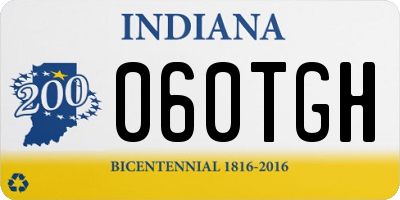 IN license plate 060TGH