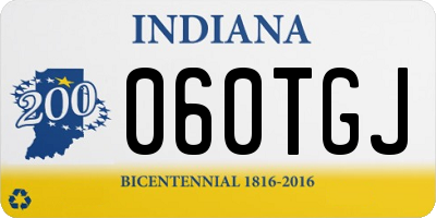 IN license plate 060TGJ