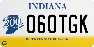 IN license plate 060TGK