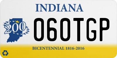 IN license plate 060TGP