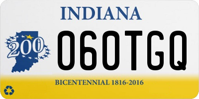 IN license plate 060TGQ