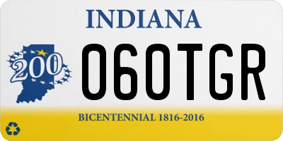 IN license plate 060TGR