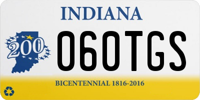 IN license plate 060TGS