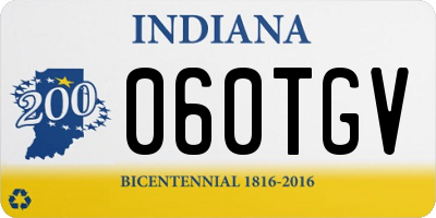 IN license plate 060TGV