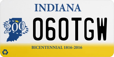 IN license plate 060TGW