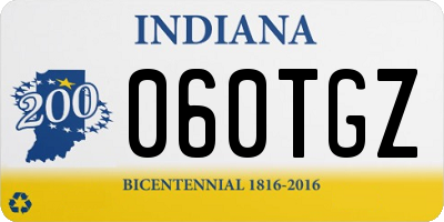 IN license plate 060TGZ