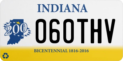 IN license plate 060THV