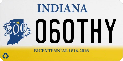IN license plate 060THY