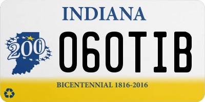 IN license plate 060TIB