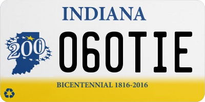 IN license plate 060TIE