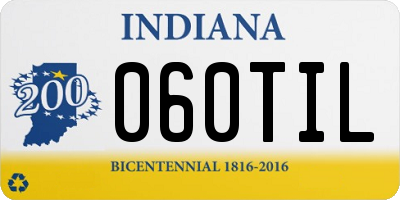 IN license plate 060TIL