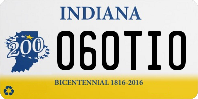 IN license plate 060TIO