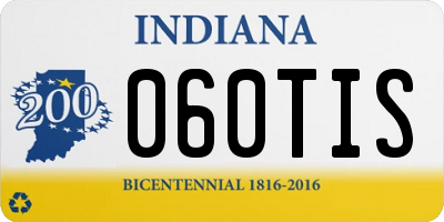 IN license plate 060TIS