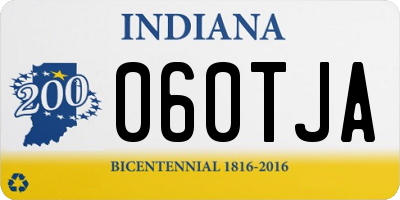 IN license plate 060TJA