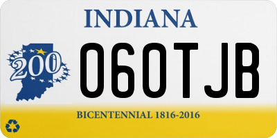 IN license plate 060TJB