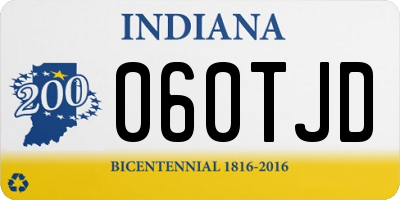 IN license plate 060TJD