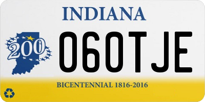 IN license plate 060TJE