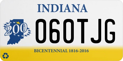 IN license plate 060TJG