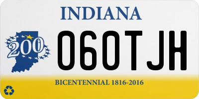 IN license plate 060TJH