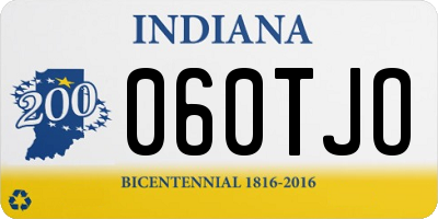 IN license plate 060TJO