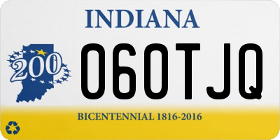 IN license plate 060TJQ