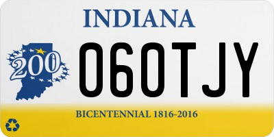 IN license plate 060TJY