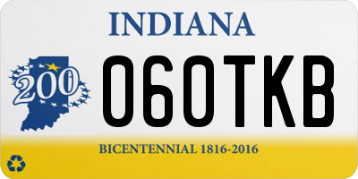 IN license plate 060TKB