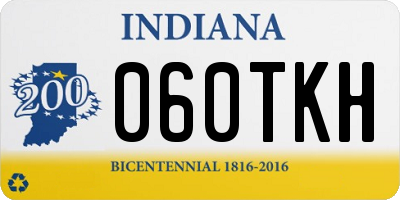 IN license plate 060TKH