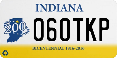 IN license plate 060TKP