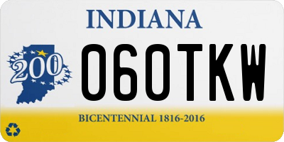 IN license plate 060TKW