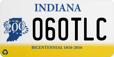 IN license plate 060TLC