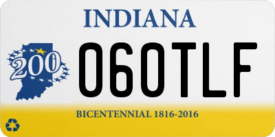 IN license plate 060TLF