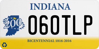 IN license plate 060TLP