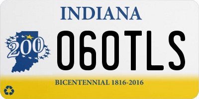IN license plate 060TLS