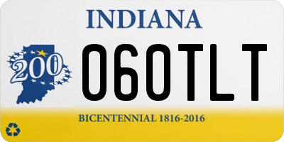 IN license plate 060TLT
