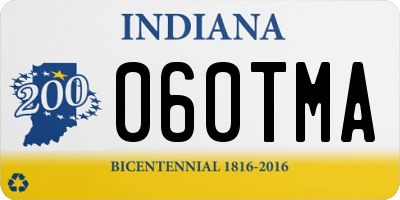 IN license plate 060TMA