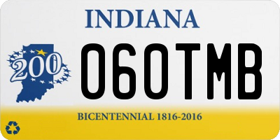 IN license plate 060TMB