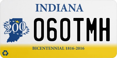 IN license plate 060TMH