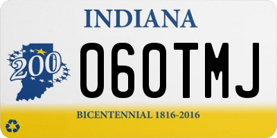 IN license plate 060TMJ