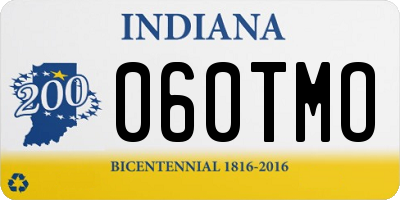 IN license plate 060TMO