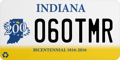 IN license plate 060TMR